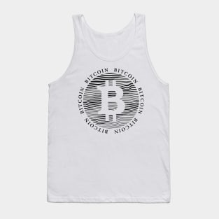 The Future of Currency: Bitcoin Black Tank Top